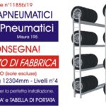 IMPIANTO  CAPACITA’ N°240 PNEUMATICI